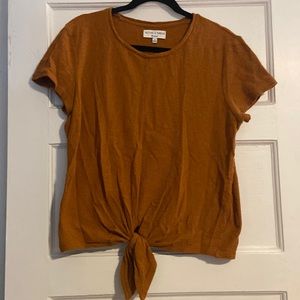 Madewell front tie T-shirt